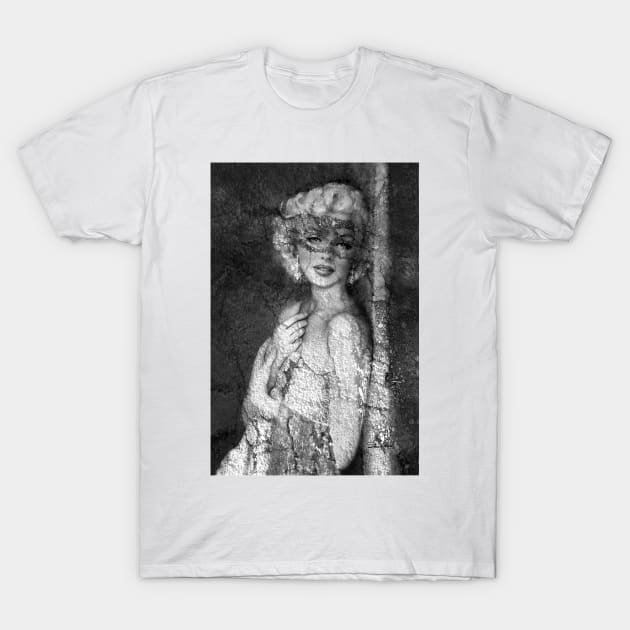 MM Venice Blackandwhite T-Shirt by Theo Danella